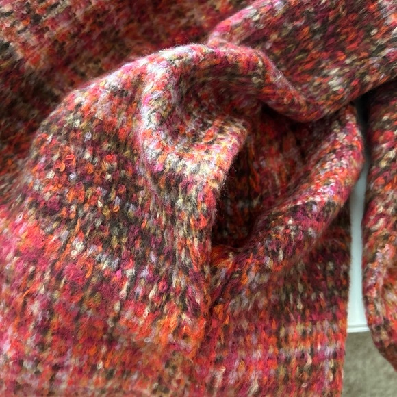 Christian Siriano Red Plaid Open Cardigan Jacket Small NWT - Picture 4 of 8